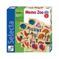 Selecta: Memo Zoo ( 36 houten stuks)