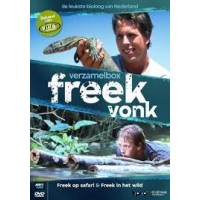 Dvd: Verzamelbox Freek Vonk , Freek op safarie en Freek in het Wild ( nieuw in folie)
