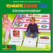 Maan roos vis zinnenmaker, spelend letters en woorden leren ( ringbandje)