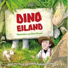 Brown, Petra: Dino Eiland (zoek- en doeboek met 99 dinosaurussen)