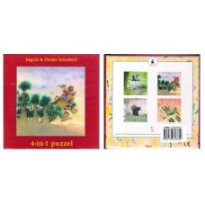 Schubert, Ingrid en Dieter: 4-in-1 puzzel ( 4x 16 stukjes)